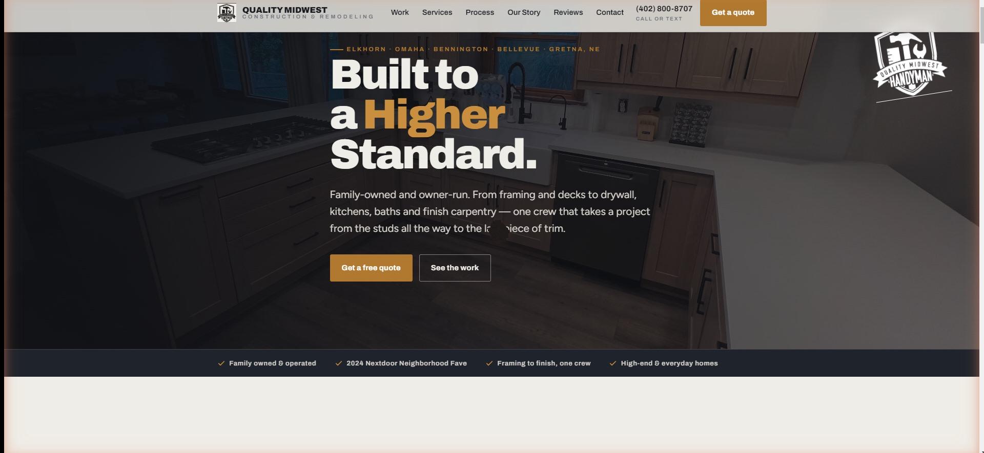 quality-midwest.com homepage screenshot